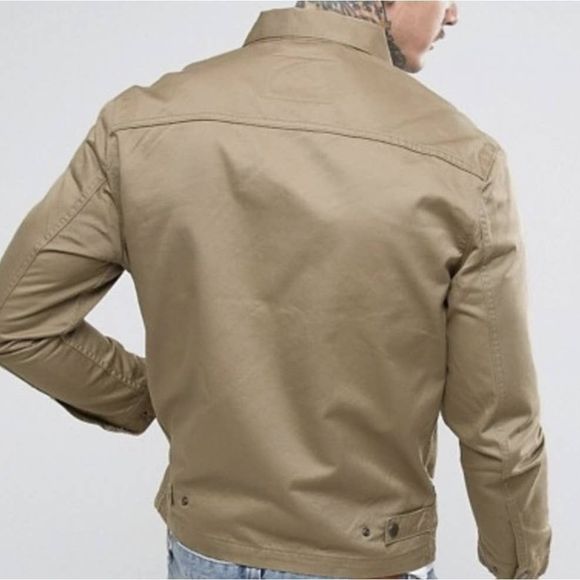 NEW Mens Small LEVI'S LEVIS Harrington Trucker Military Jacket Coat 328480002 - Picture 6 of 8